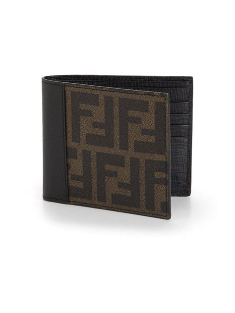 fendi zucca wallet men|Fendi peekaboo wallet.